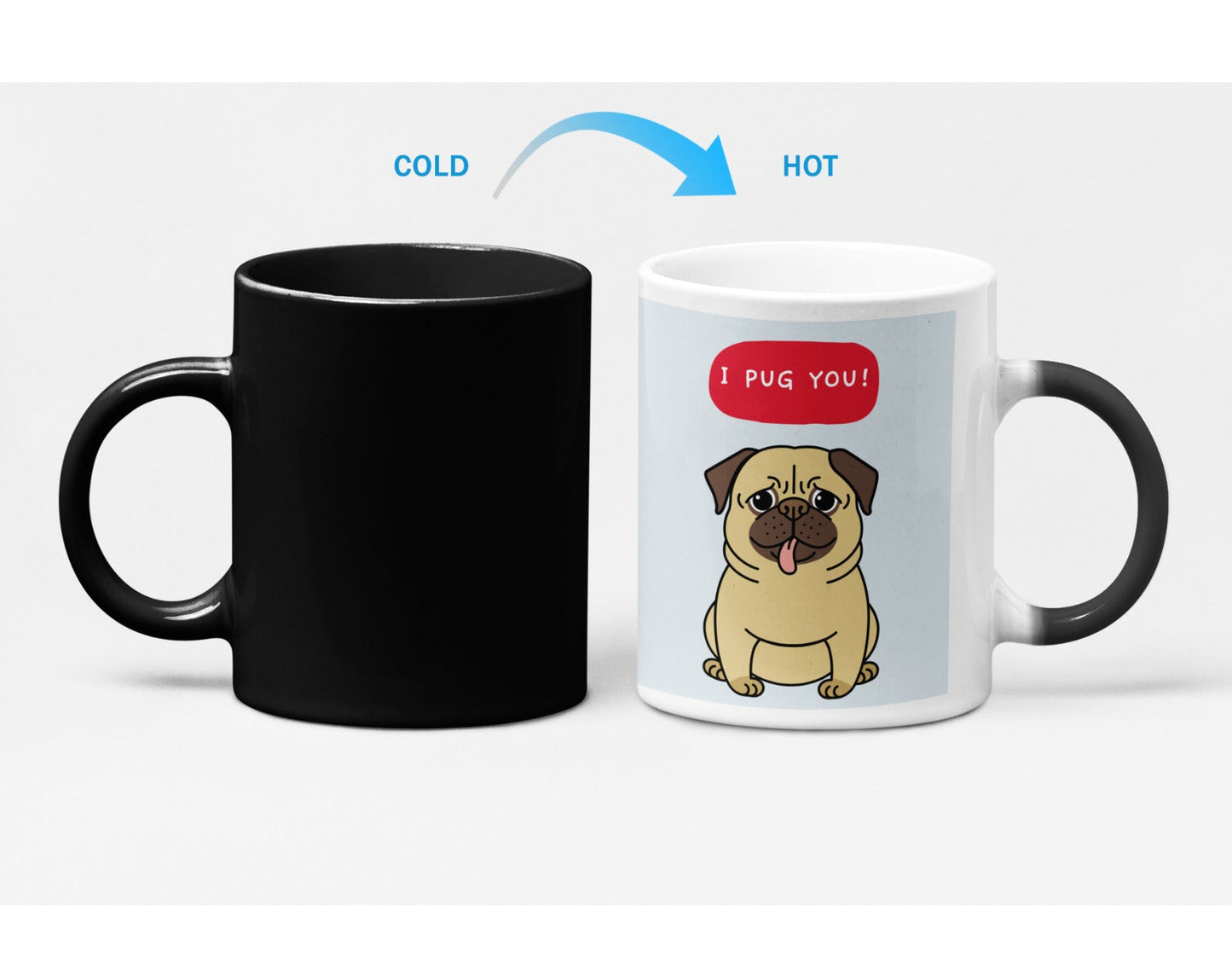 Color Changing Puppy Mug: Heat-Sensitive Design to Show Your Love