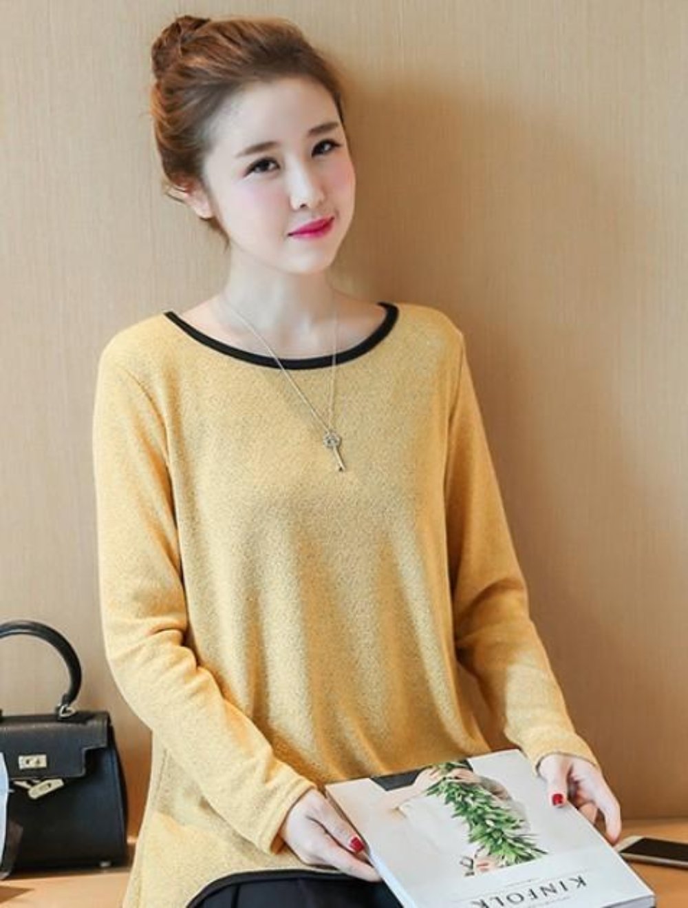 Long Sleeve Layered Women's Top