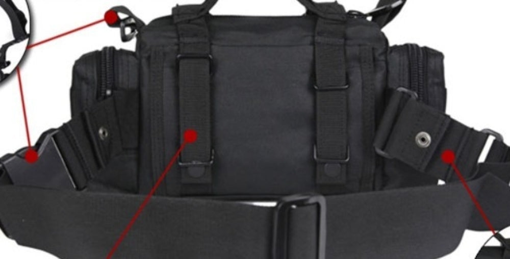 Small Outdoor Travel Sports Bag - Army Inspired Fashion for Your Adventures