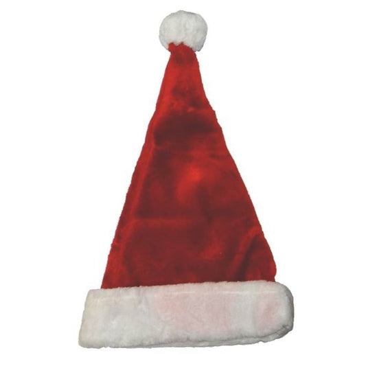 50 Unit Pack of Wholesale Adult Size Santa Hats for Christmas