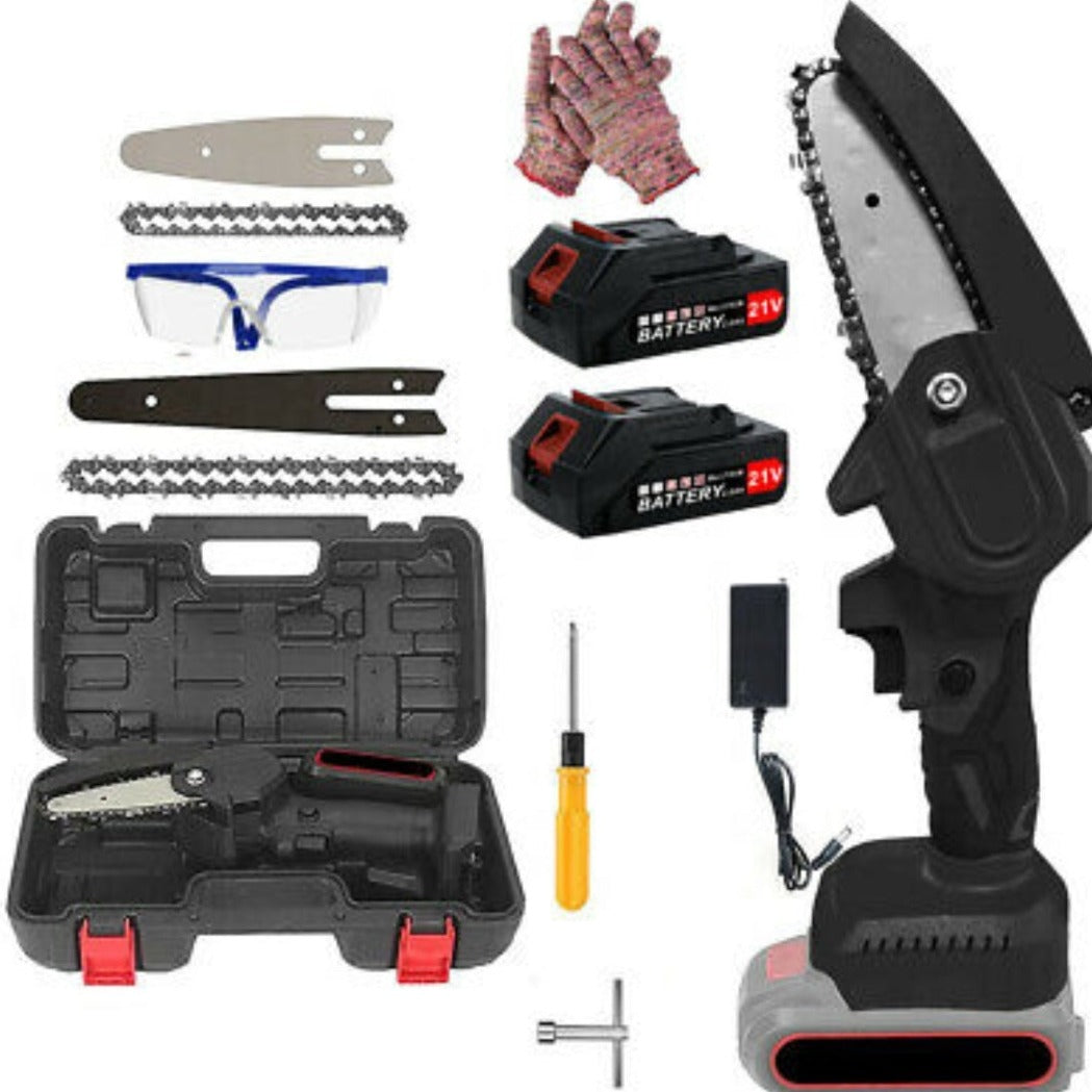Compact 4 Inch Electric Chainsaw for Efficient Gardening