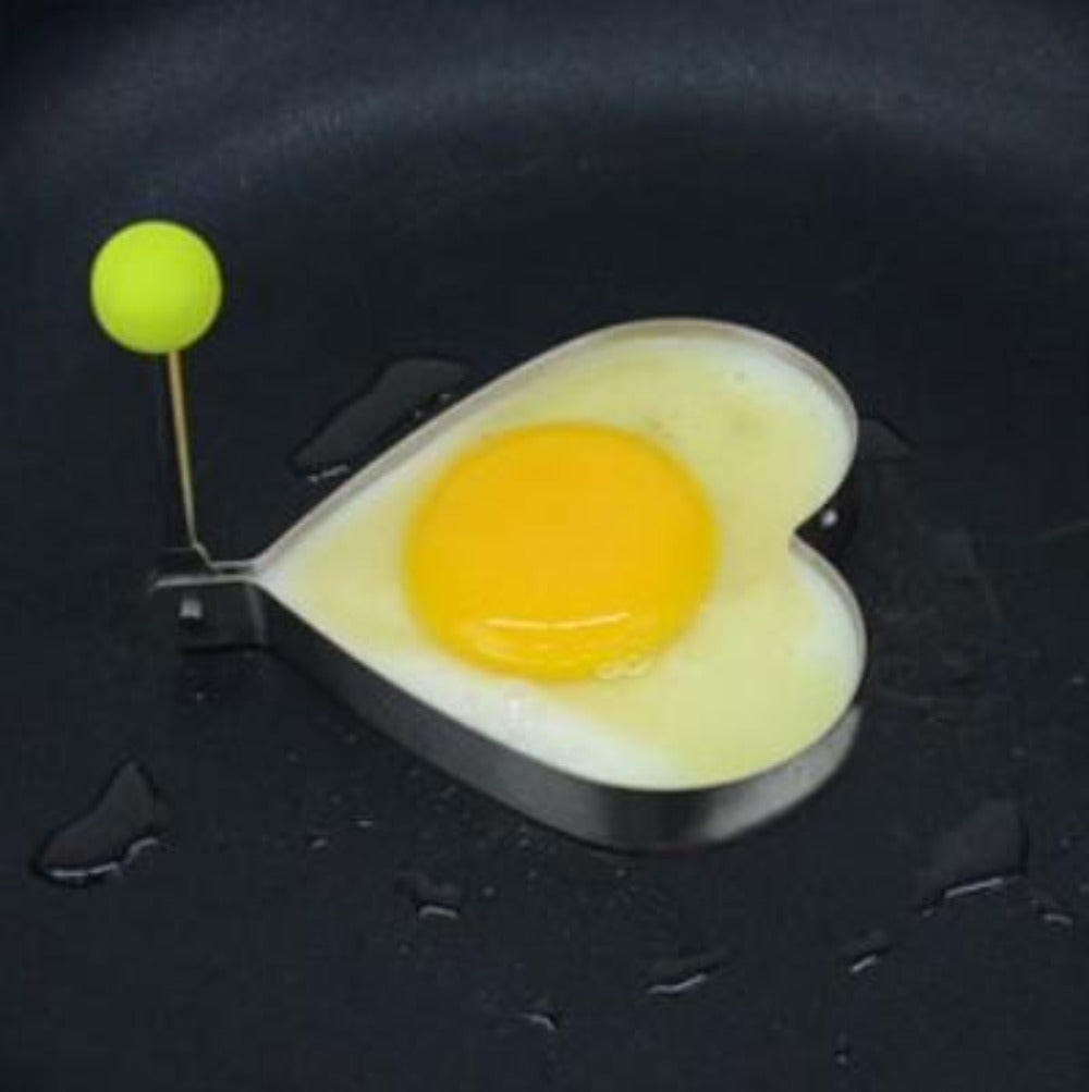 Stainless Steel Pancake Shaping Mold Set - 4 Pieces