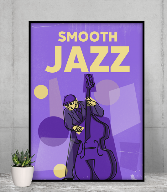 Vintage Jazz Poster - Smooth Jazz Edition