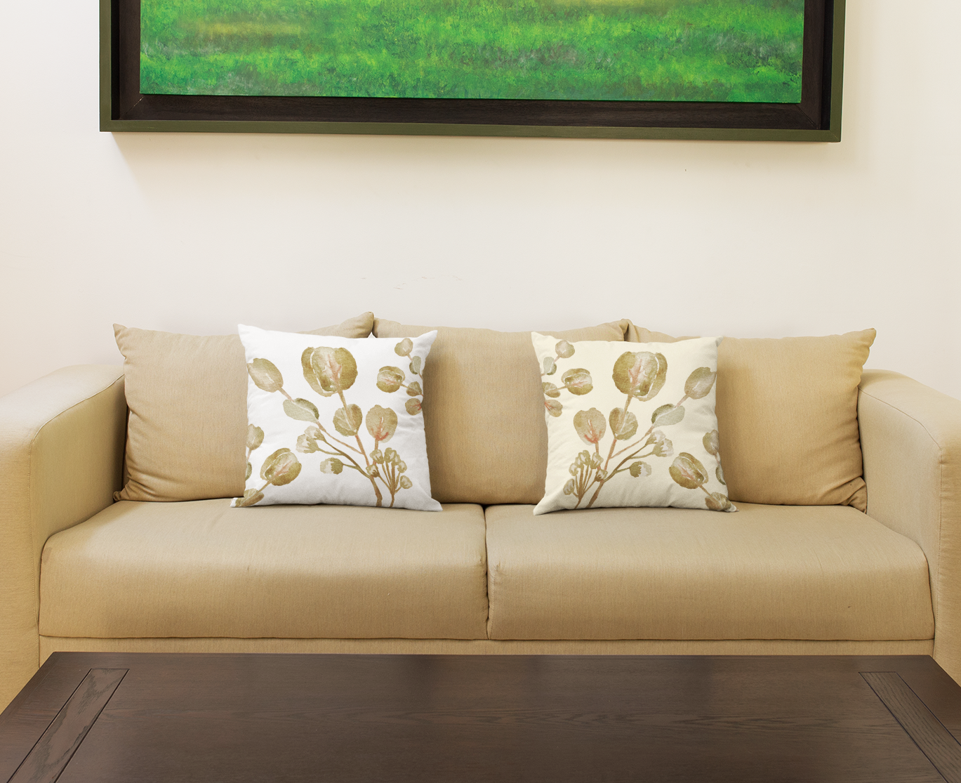 Dual-Sided Garden Blossom Cushion for Stylish Home Decor - Available in 4 Sizes