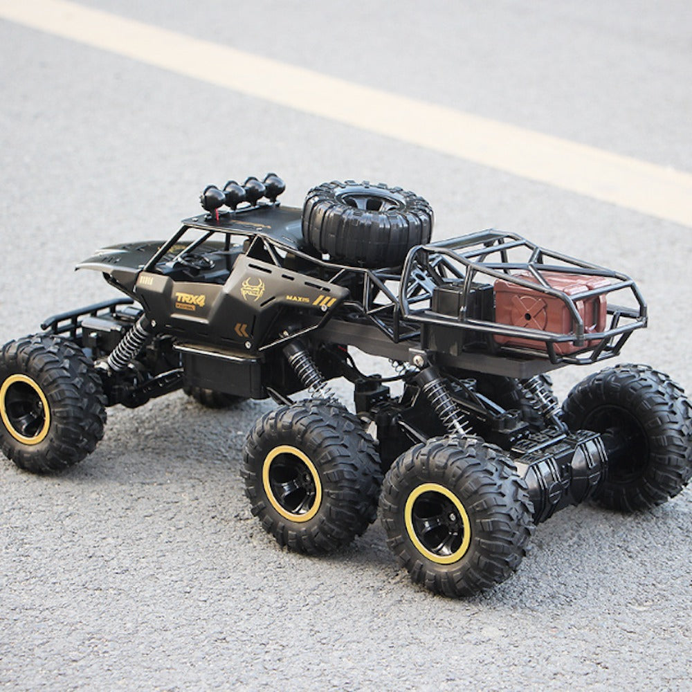 High Speed 1/12 Scale 4WD Monster Truck with 6 Wheels and Remote Control - Dragon Edition