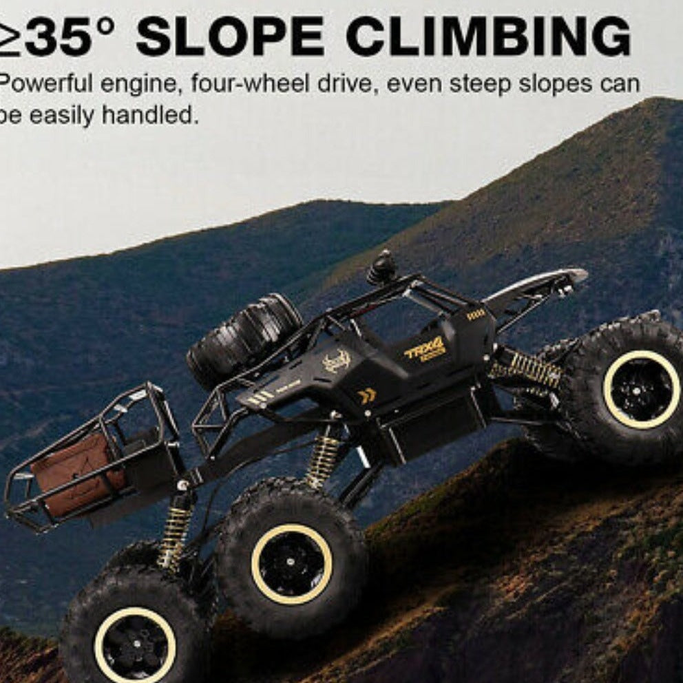 High Speed 1/12 Scale 4WD Monster Truck with 6 Wheels and Remote Control - Dragon Edition