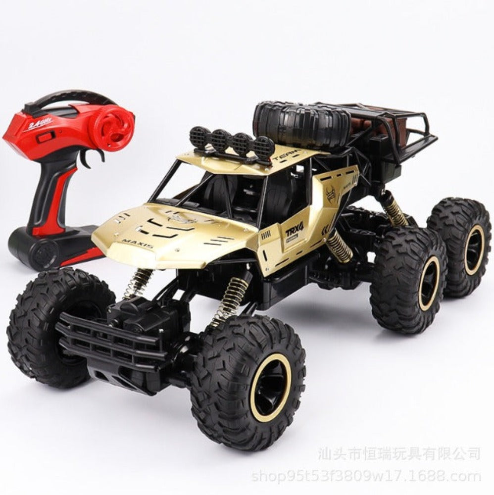 High Speed 1/12 Scale 4WD Monster Truck with 6 Wheels and Remote Control - Dragon Edition