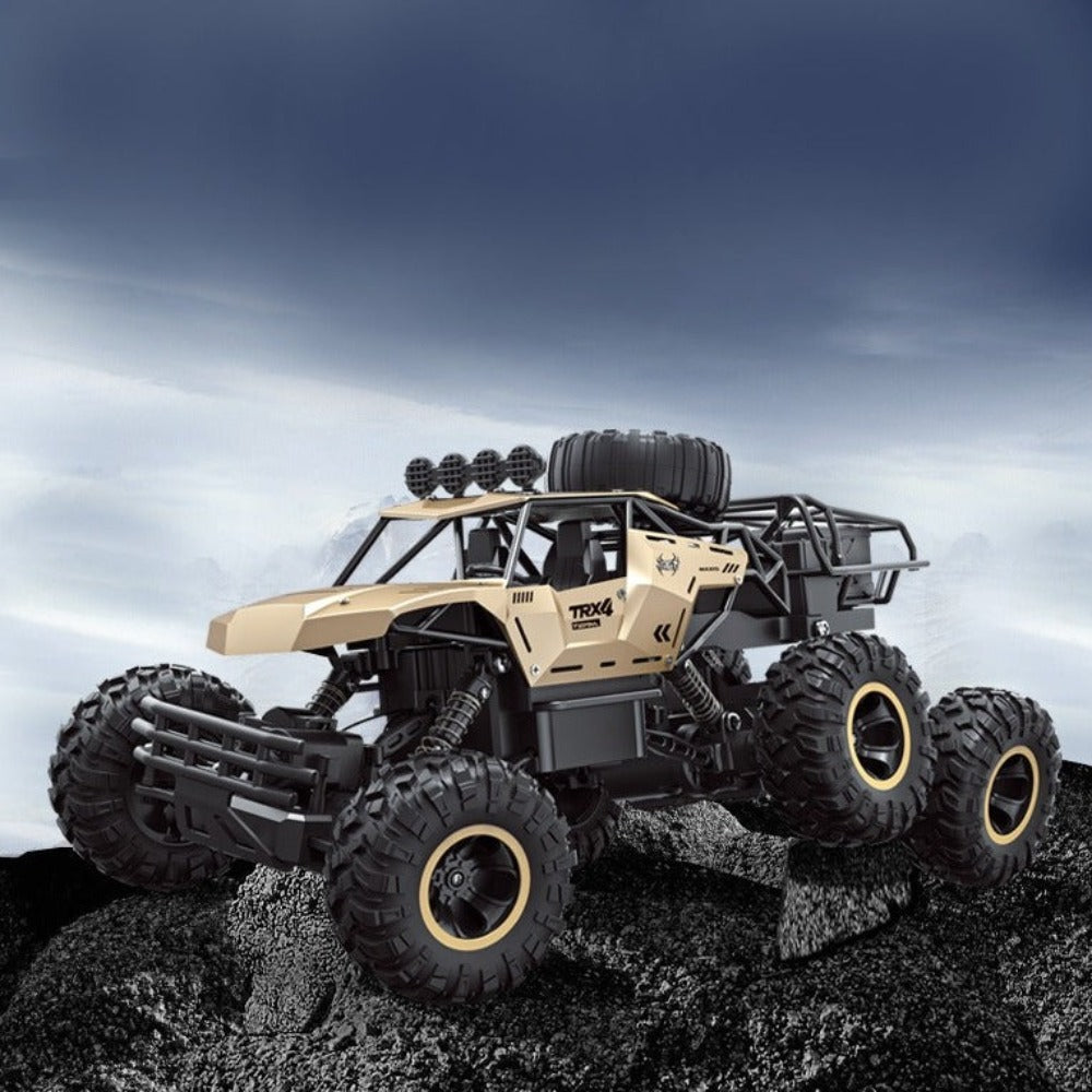 High Speed 1/12 Scale 4WD Monster Truck with 6 Wheels and Remote Control - Dragon Edition