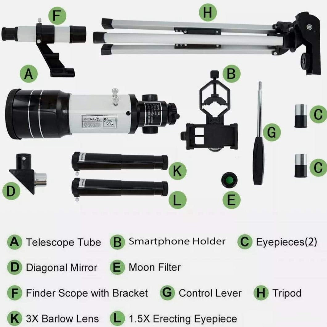 Astronomical Toy Telescope for Exploring the Night Sky and Spotting UFOs