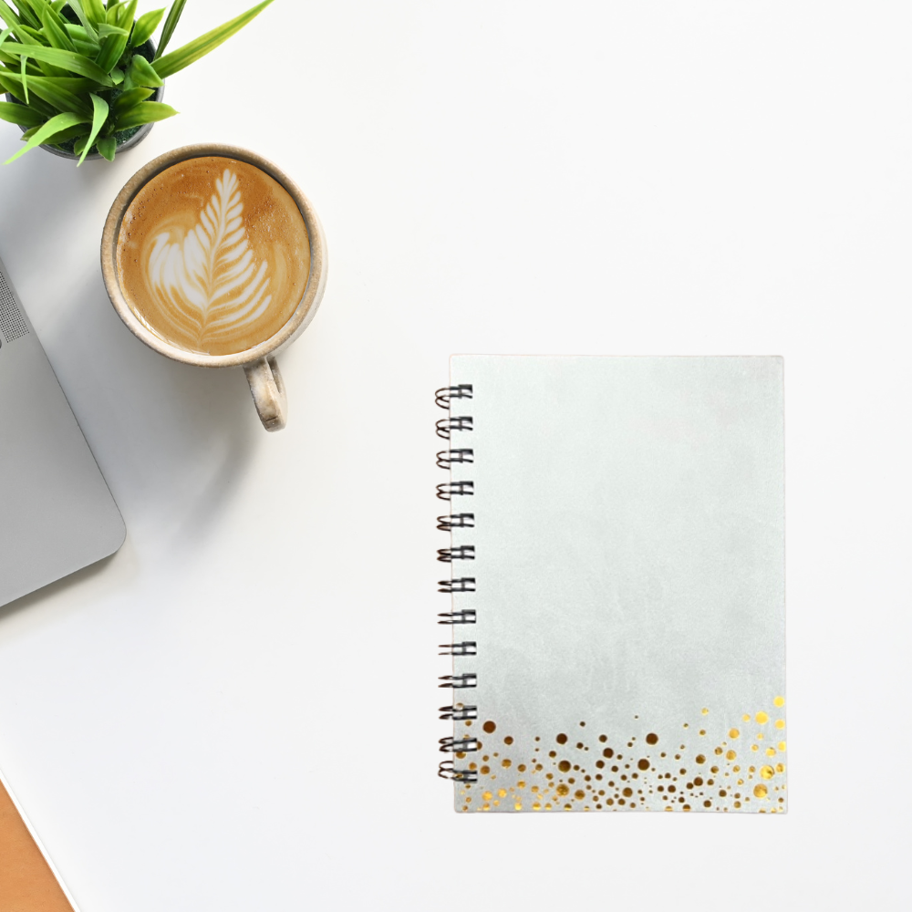 Metallic Dotted Journal with a Shimmer - 80 Sheets - Pack of 100