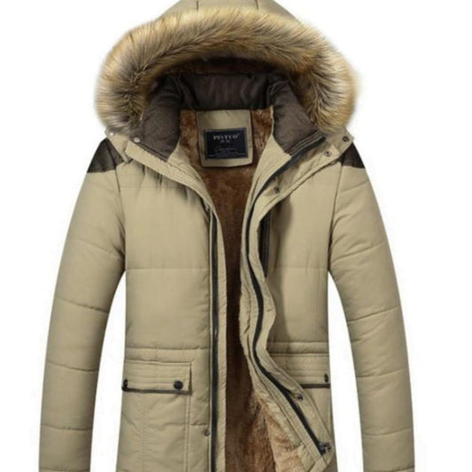 Winter Hooded Men's Jacket