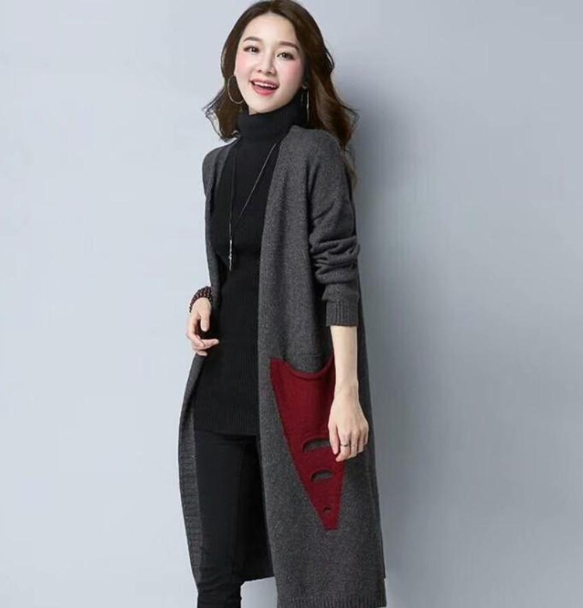 Mid Length Ladies' Cardigan