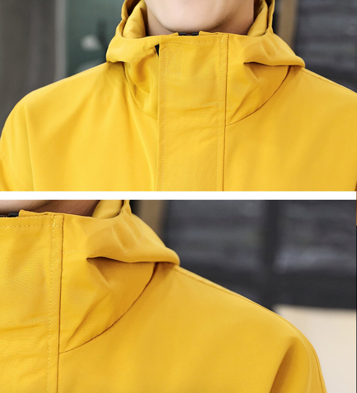 Hooded Windbreaker for Men