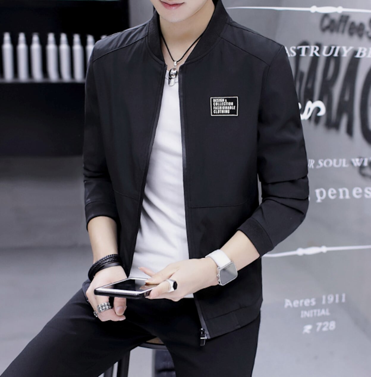 Casual Men's Bomber Jacket