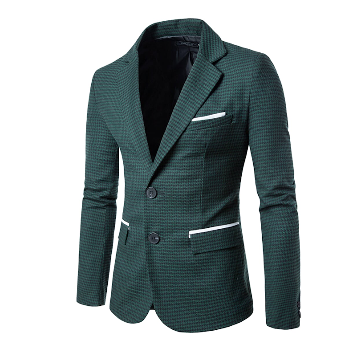 Houndstooth Pattern Men's Blazer