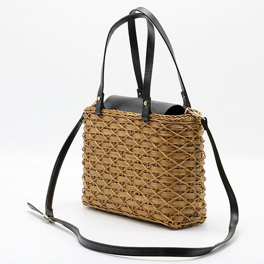 Woven Square Tote Bag