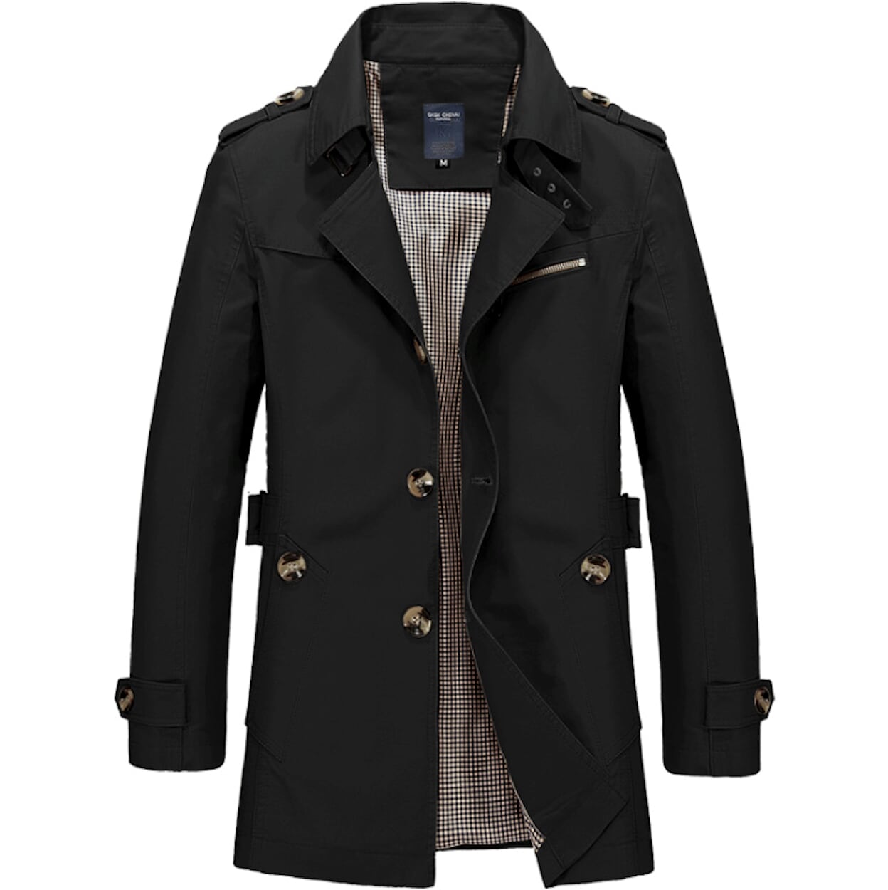 Mid-Length Trench Coat for Men: Enhancing Style and Versatility