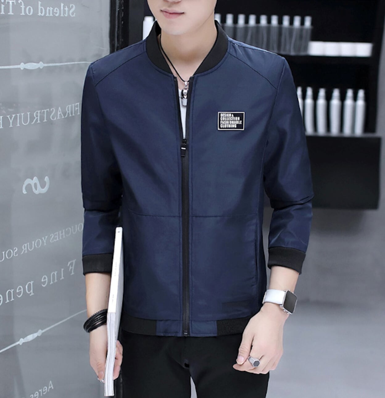Casual Men's Bomber Jacket