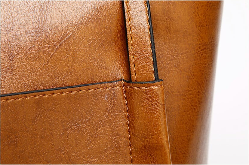 Urban Chic Faux Leather Tote Bag