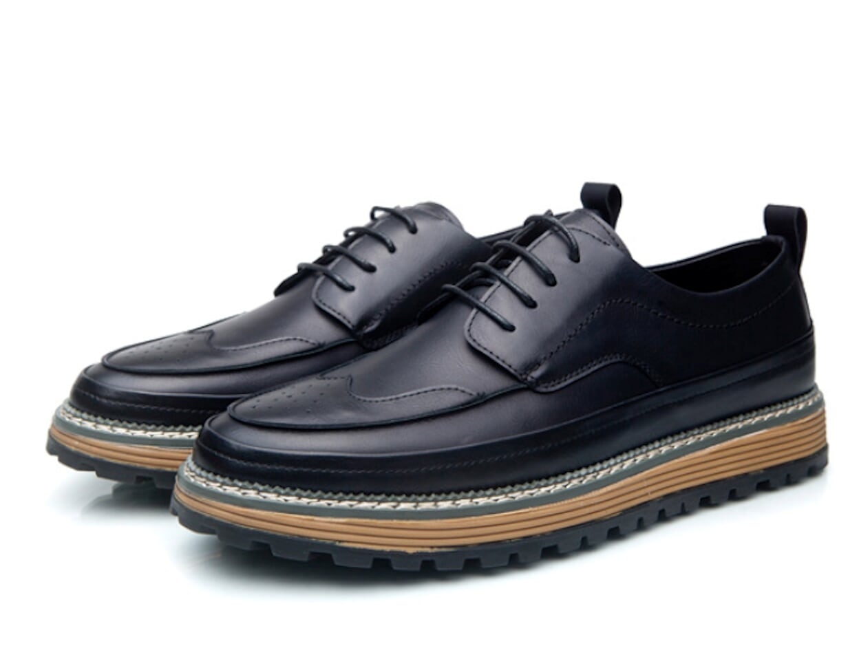 Retro Derby Footwear for Men