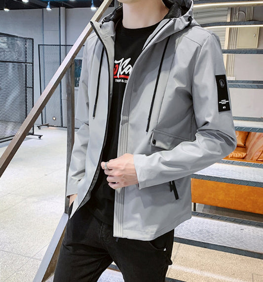 Windproof Hooded Jacket for Men
