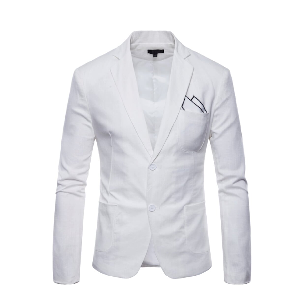 Linen Blazer for Men - Two Button Stylish Jacket