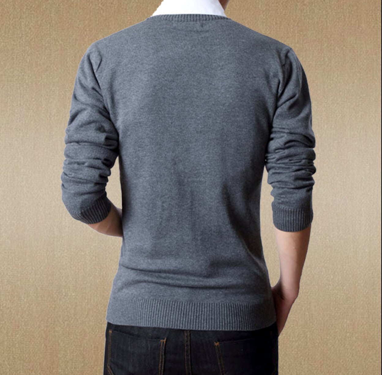 Button Up Cardigan for Men