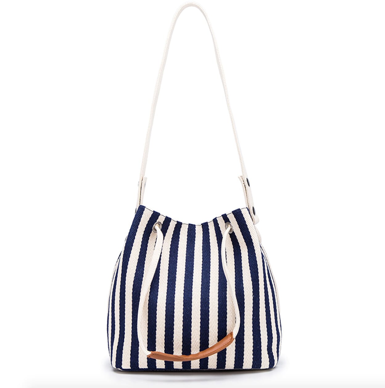Canvas Striped Tote for Women