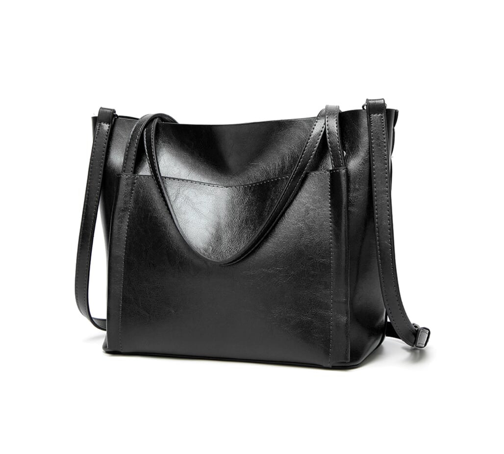 Urban Chic Faux Leather Tote Bag