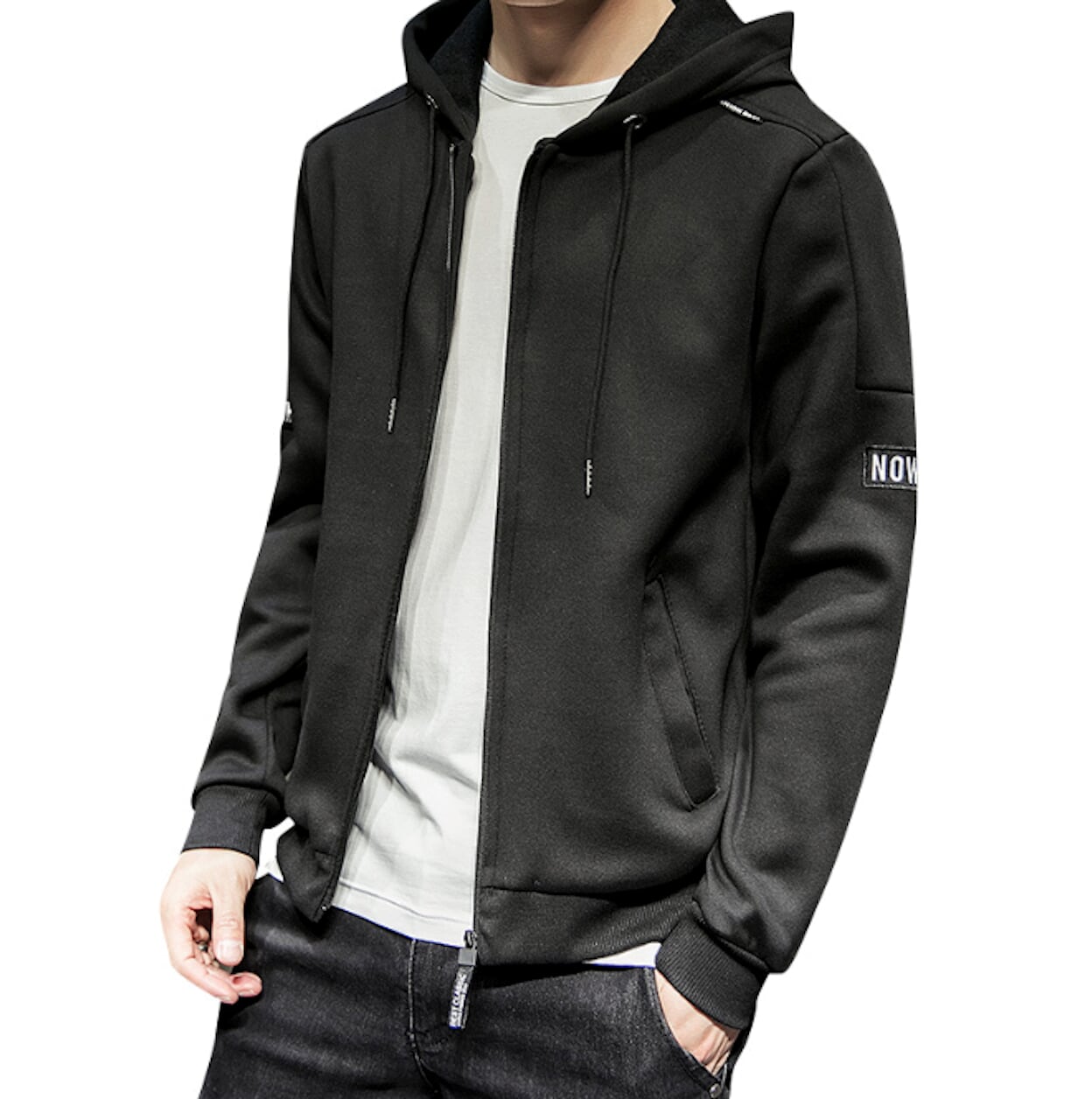 Casual Zip-Up Hoodie for Men