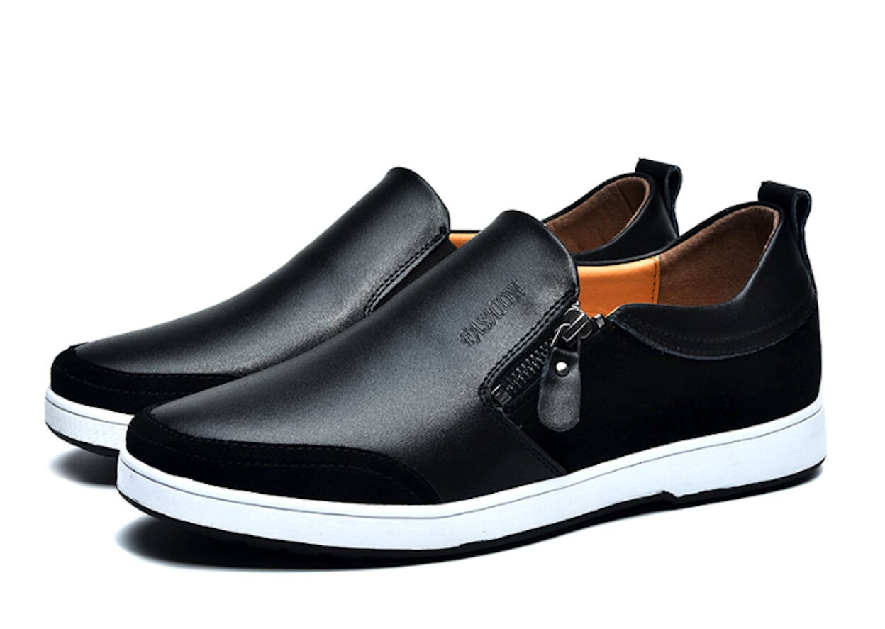 Side Zippered Men's Slip-On