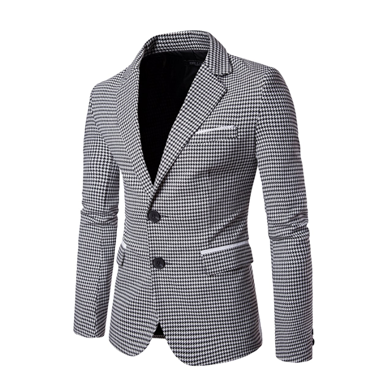 Houndstooth Pattern Men's Blazer