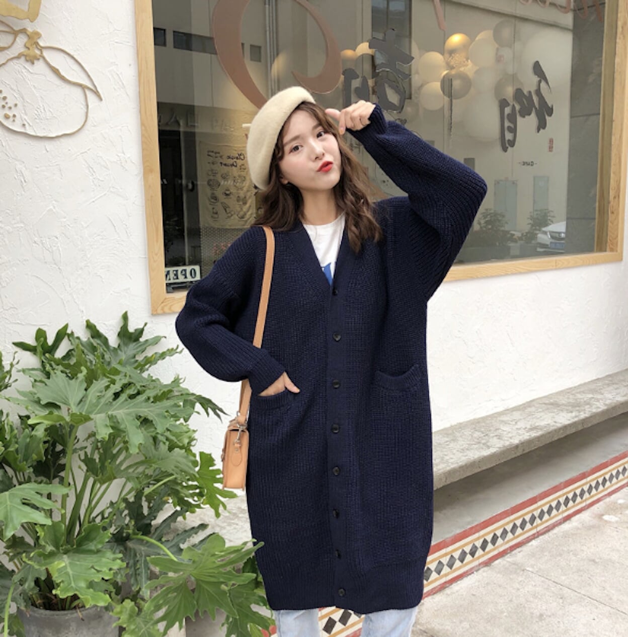 Long Cardigan for Women with Convenient Pockets for Everyday Wear