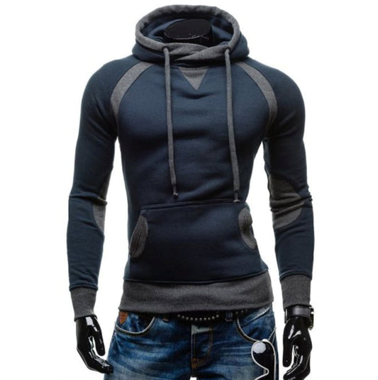 Two-Toned Men's Hoodie featuring Pockets
