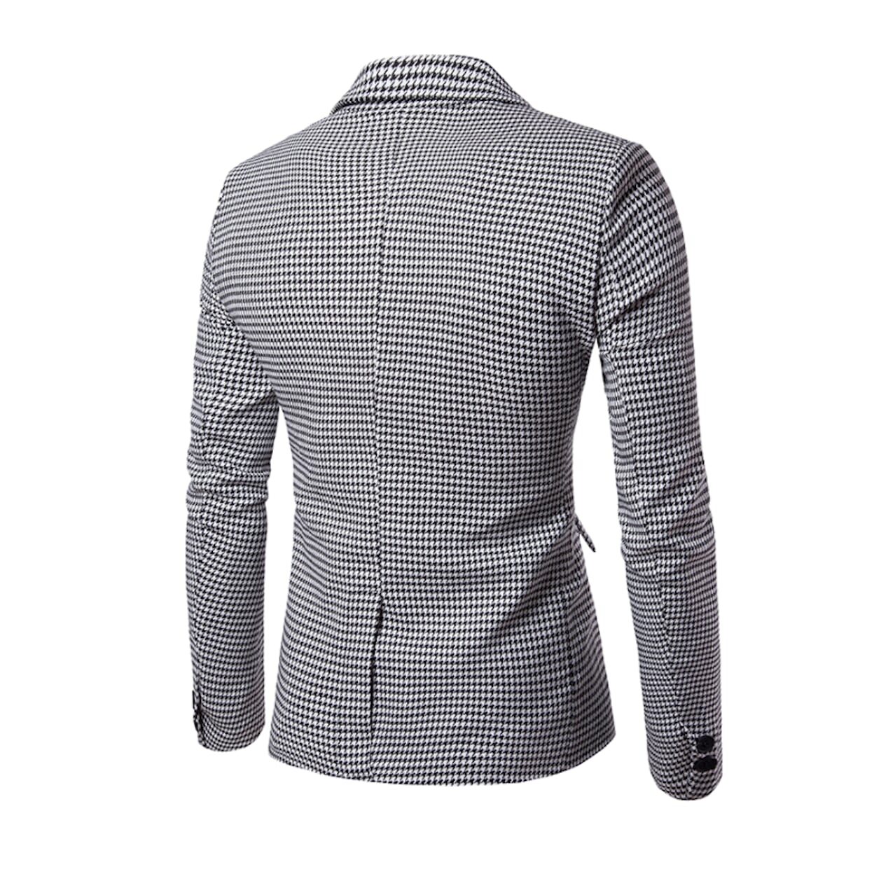 Houndstooth Pattern Men's Blazer