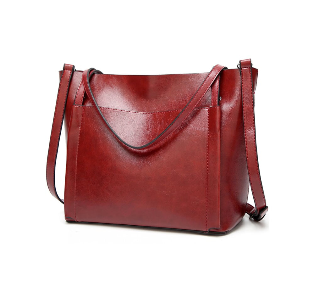 Urban Chic Faux Leather Tote Bag
