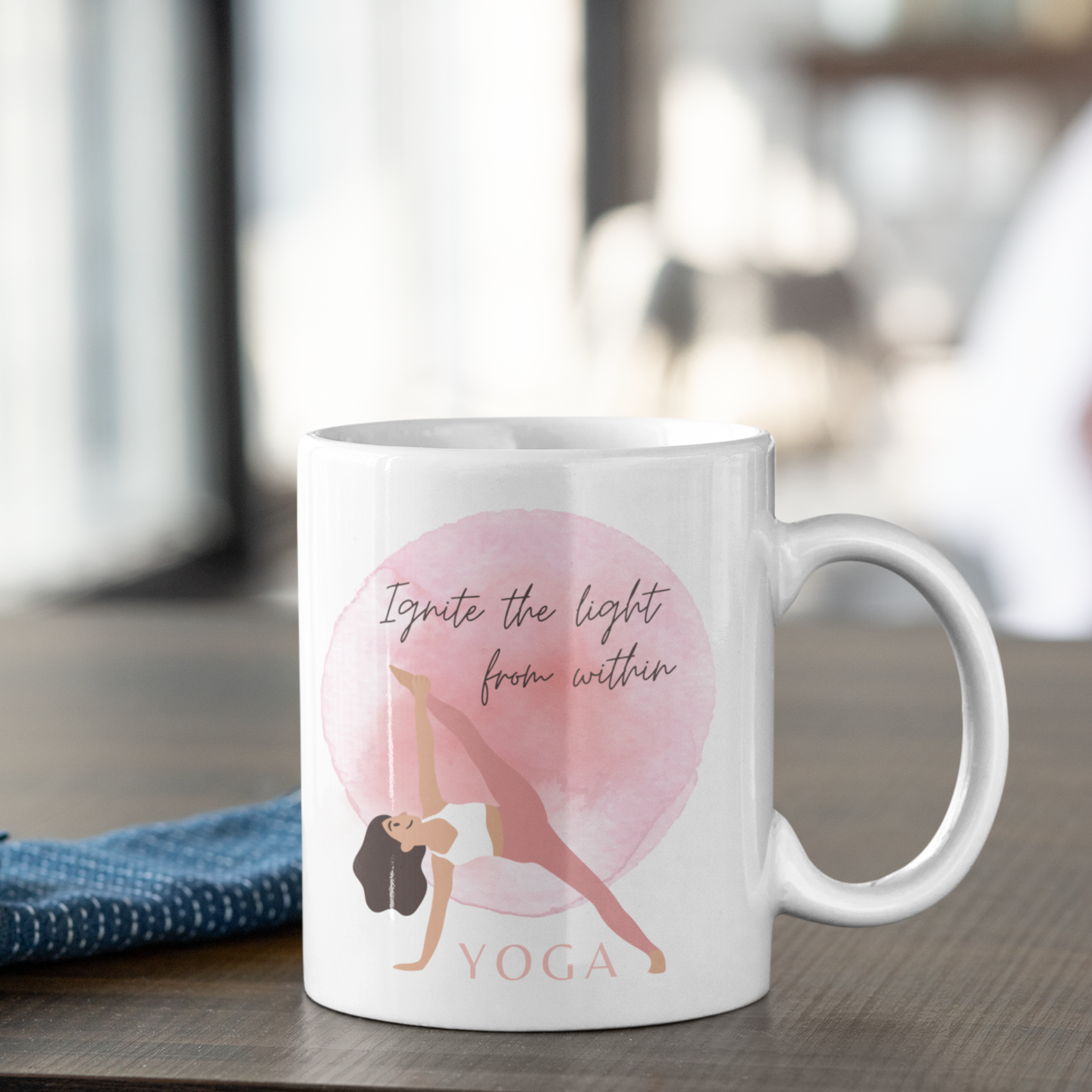 Light Up Your Yoga Journey Mug