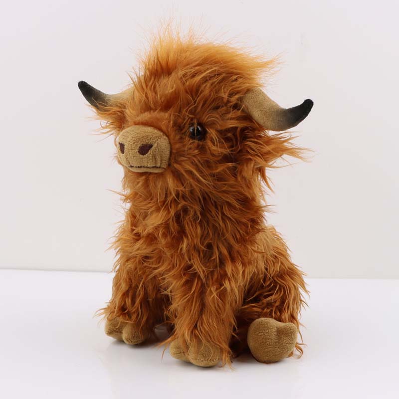 Highland Cow Plush Toy - Baby-Safe, Soft, Huggable