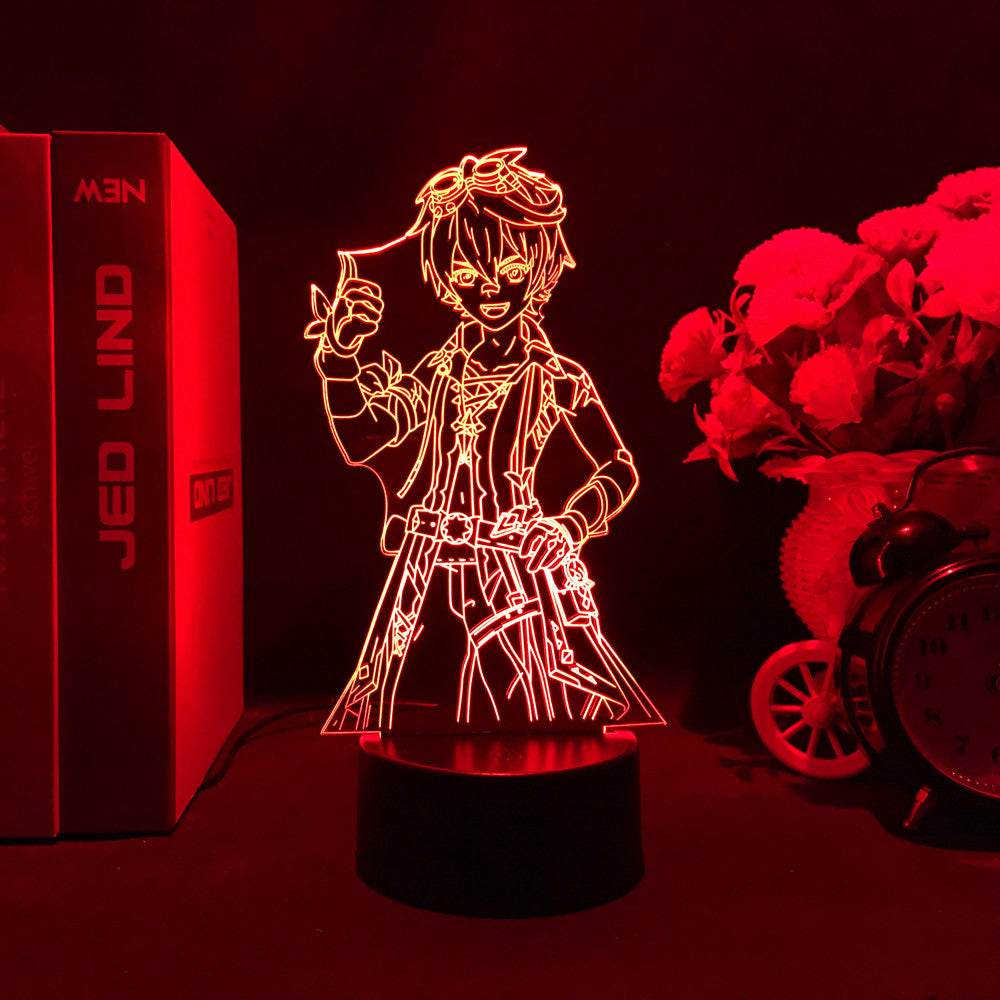 16 Colors Gesnhin Impact LED Light Genshin Desktop Lamp Genshin Bennett