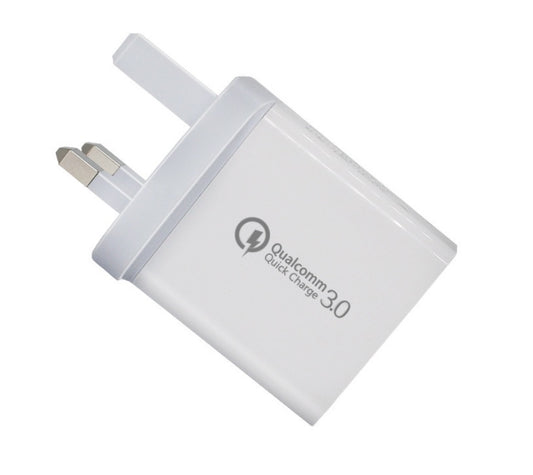 3 ports usb fast charging wall adapter UK plug