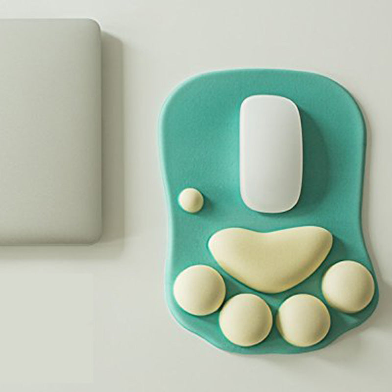Cute Cat Paw Mouse Pad with Wrist Support