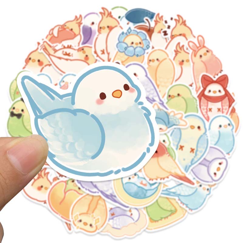 Cute Parrot Stickers - Customize Belongings