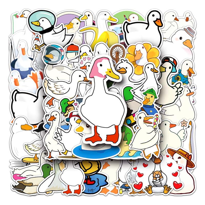 Cute Duck Stickers for Personalization
