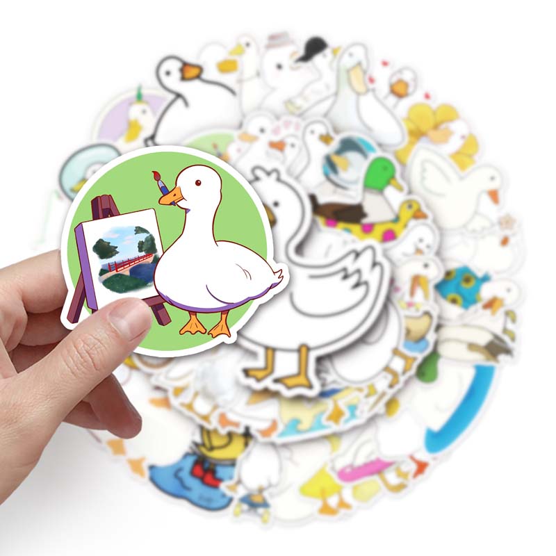 Cute Duck Stickers for Personalization