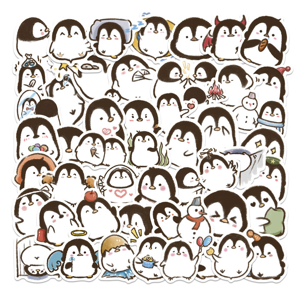 Cute Penguin Stickers for Personalization