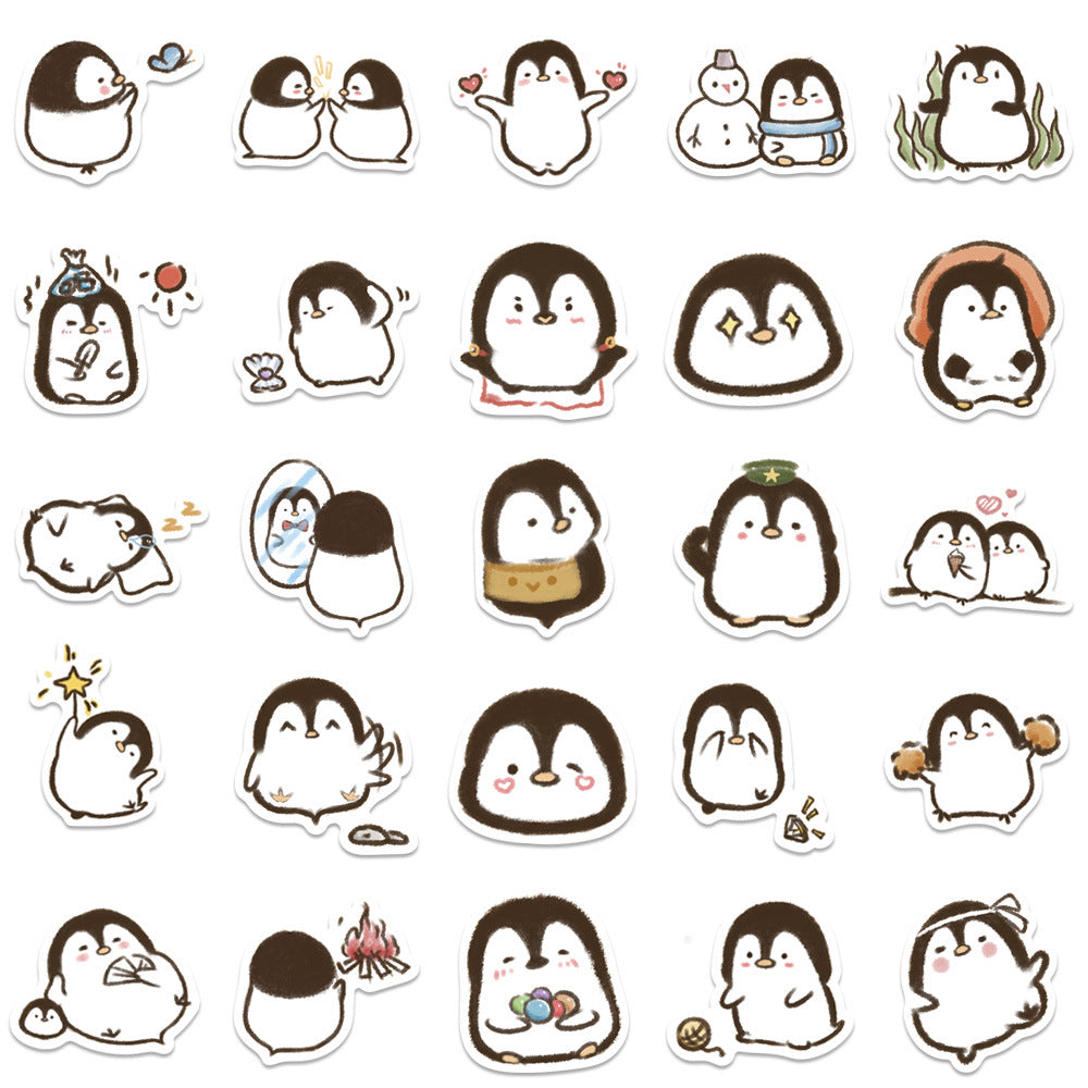 Cute Penguin Stickers for Personalization