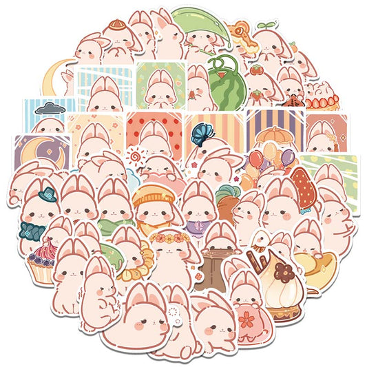 Cute Rabbit Stickers for Customization