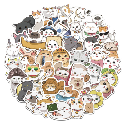 Cute Cat Stickers for Belongings Customization