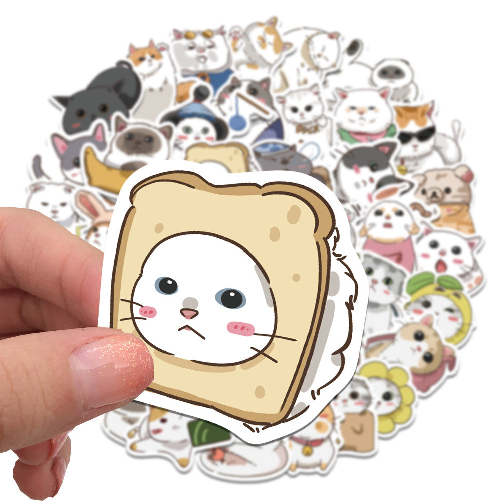 Cute Cat Stickers for Belongings Customization