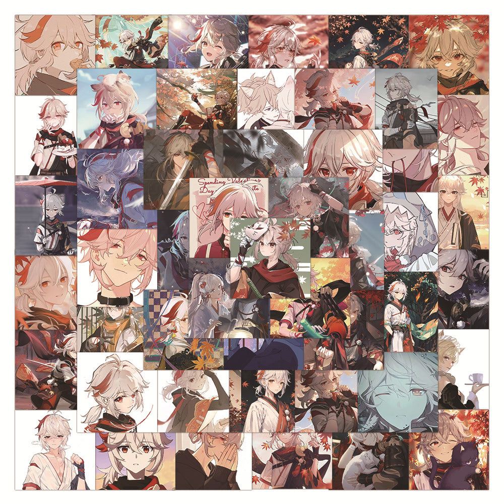 Kaedehara Kazuha Stickers: Customize & Durable